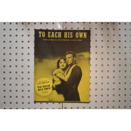 1946 - To each his own - Sheet Music