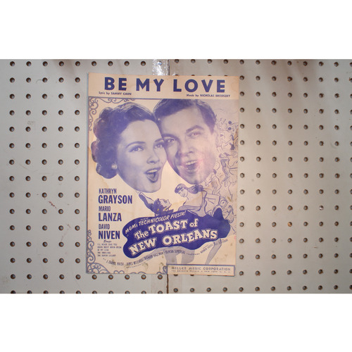 1949 - The my love the toast of New Orleans - Sheet Music