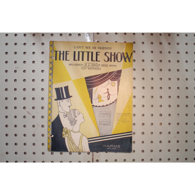1929 - Cant we be friends a little show - Sheet Music