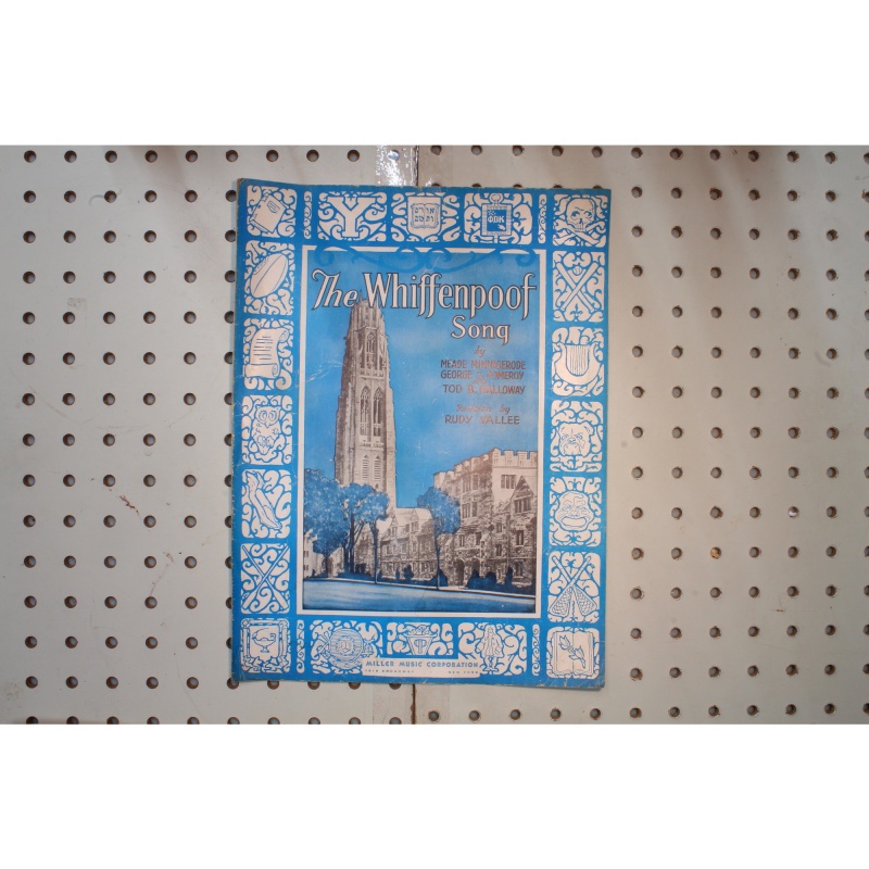1936 - The whiffenpoof song - Sheet Music