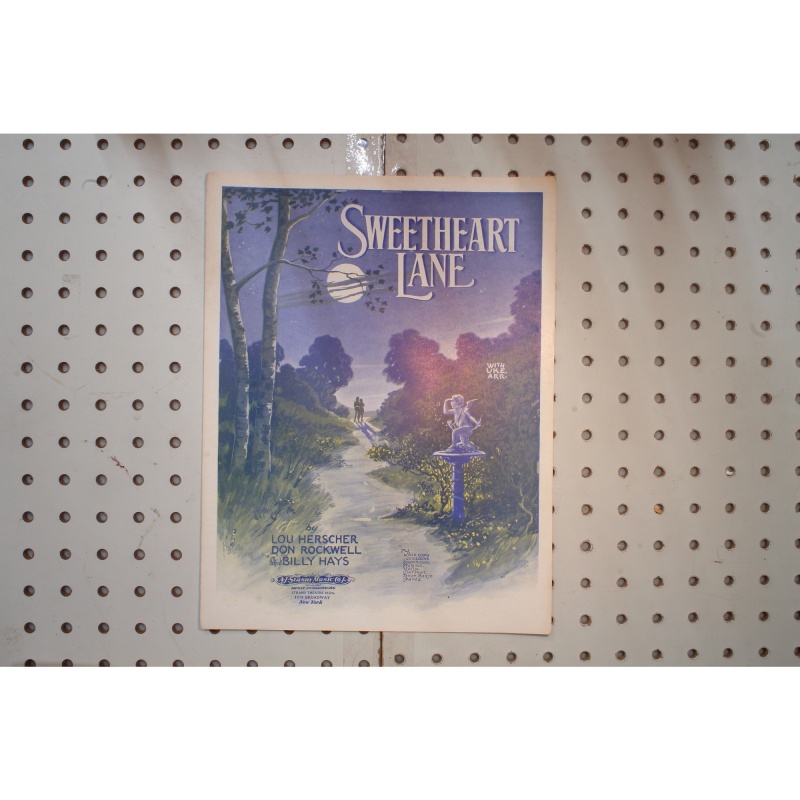 1928 - Sweetheart Lane - Sheet Music