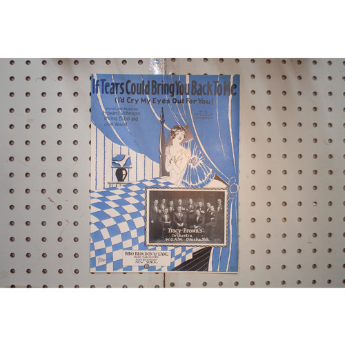 1926 - If tears could bring you back to me - Sheet Music
