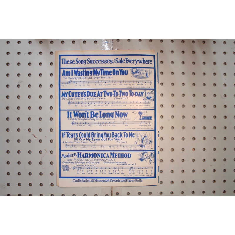 1926 - If tears could bring you back to me - Sheet Music