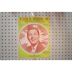1940 - Fools rush in Tony Martin - Sheet Music