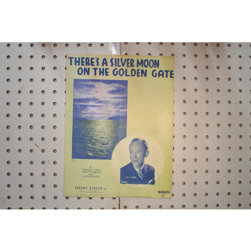 1936 - There is a silver moon on the Golden gate - Sheet Music