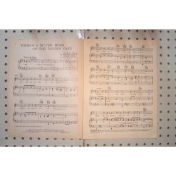 1936 - There is a silver moon on the Golden gate - Sheet Music