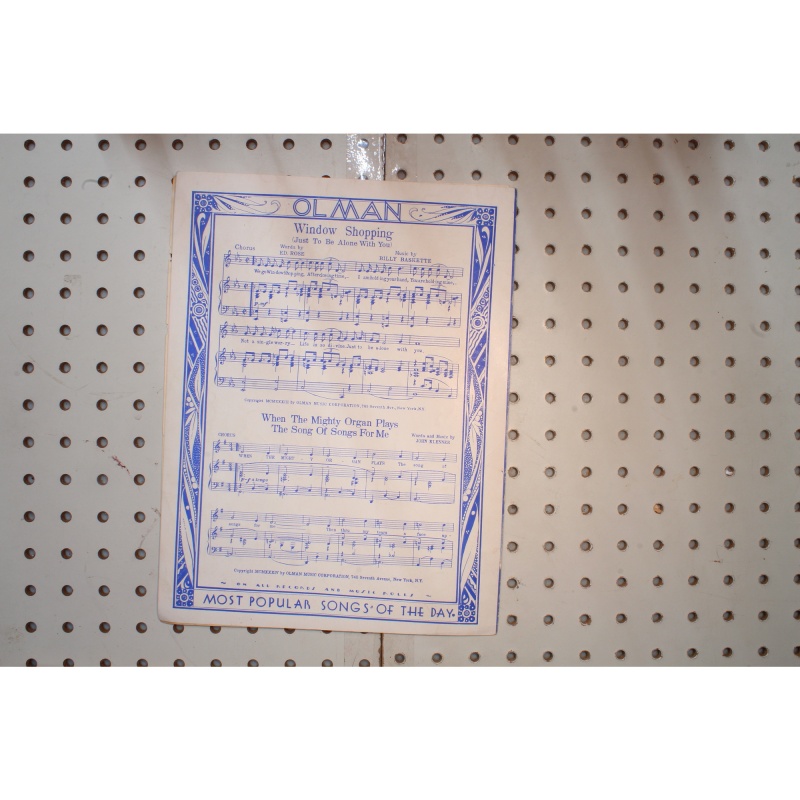 1933 - There was a night on the water - Sheet Music