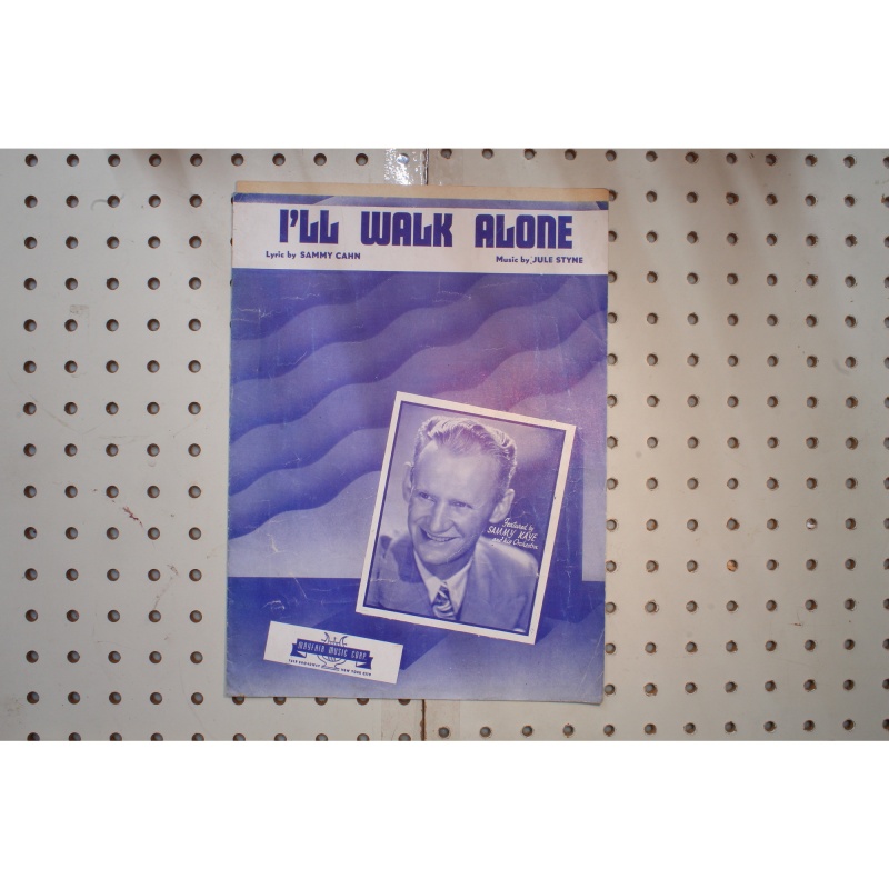 1944 - Ill walk alone Sammy Kaye - Sheet Music