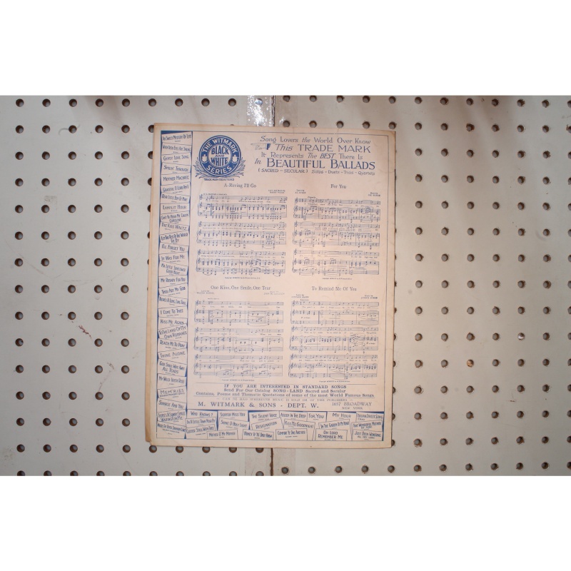 1937 - Threes a crowd crooner ann Dvorak - Sheet Music