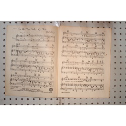 1935 - Ive got you under my skin born to dance Cole Porter - Sheet Music