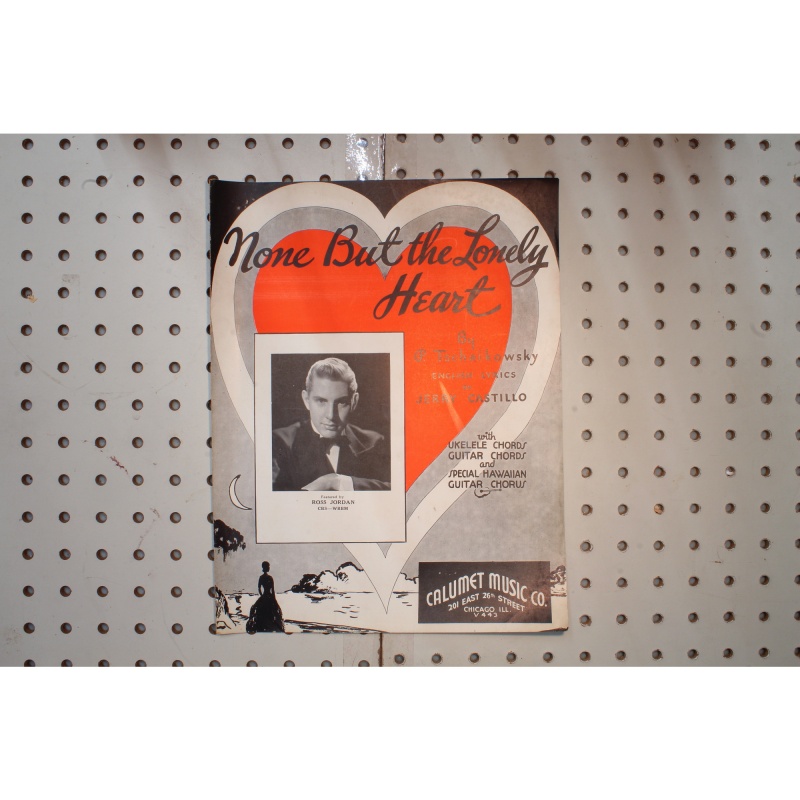 1931 - None but the lonely heart - Sheet Music