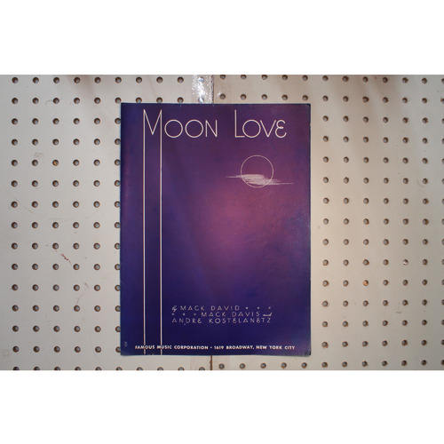 1912 - Moon love Mack David - Sheet Music