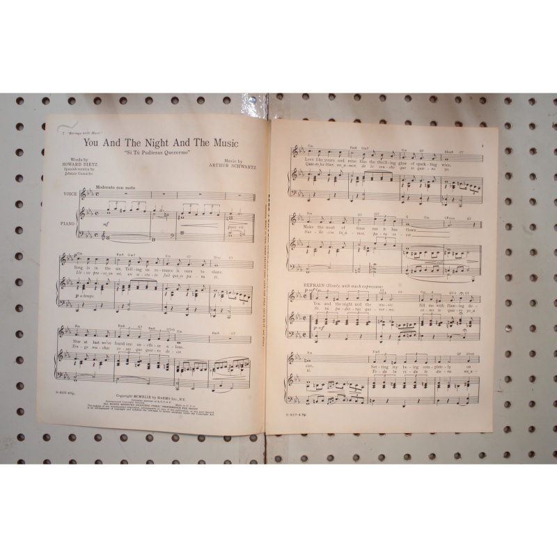 1949 - You and the night and the music - Sheet Music