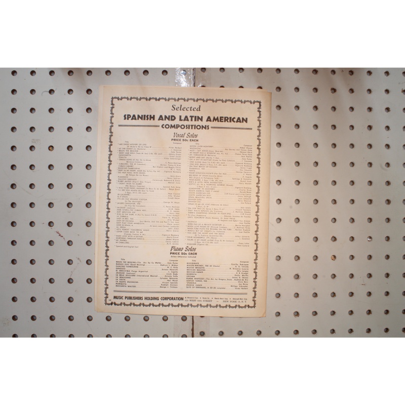 1949 - You and the night and the music - Sheet Music