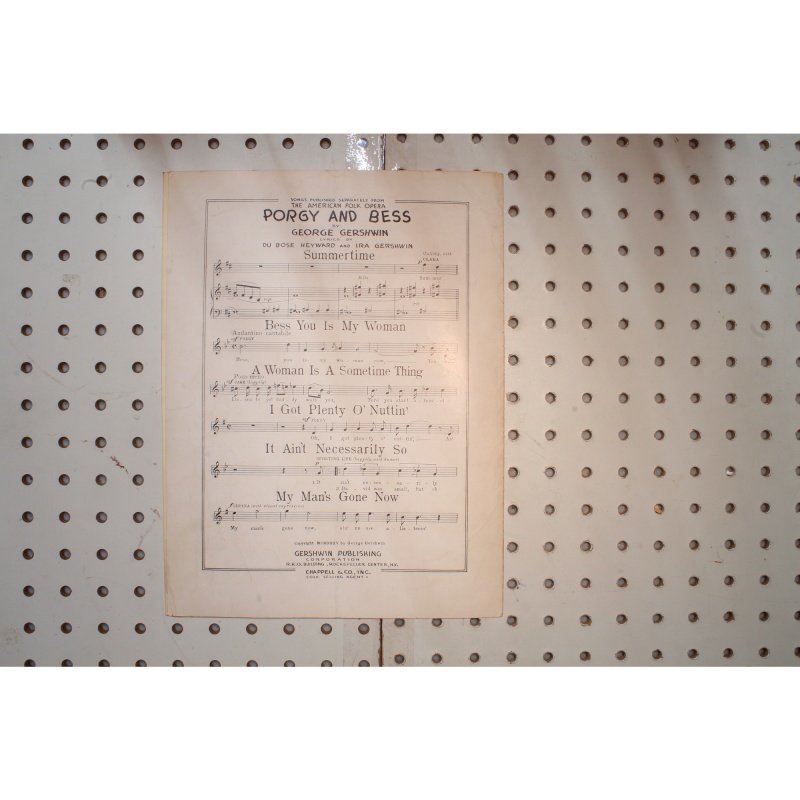 1935 - Summertime Porgy and Bess - Sheet Music