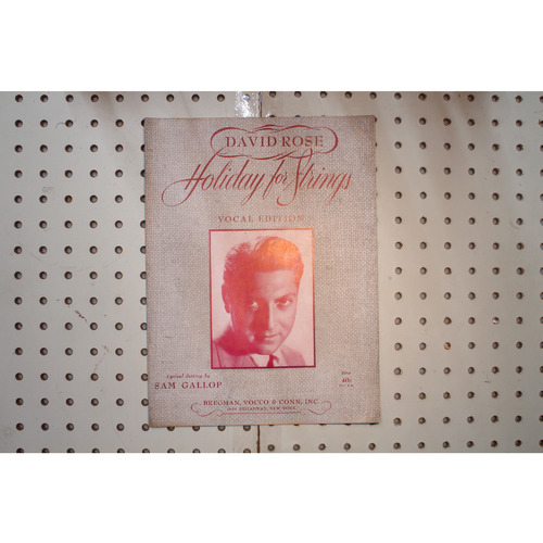 1943 - David Rose holiday for strings - Sheet Music