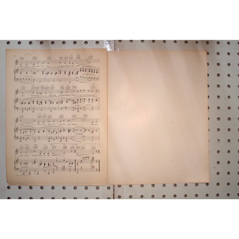 1942 - White Christmas Irving Berlin Holiday Inn - Sheet Music