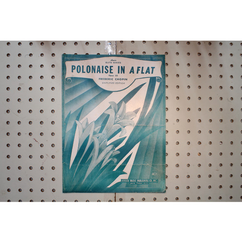 1945 - Polonaise in a flat Frederick Chopin - Sheet Music