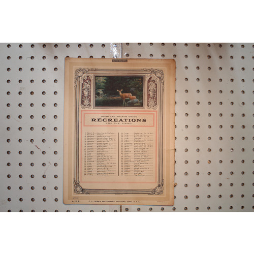 1912 - Third and fourth grade recreations for the piano - Sheet Music