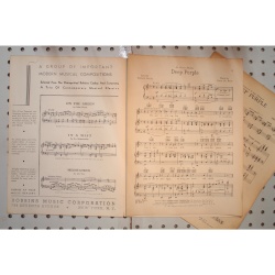1934 - Deep purple - Sheet Music