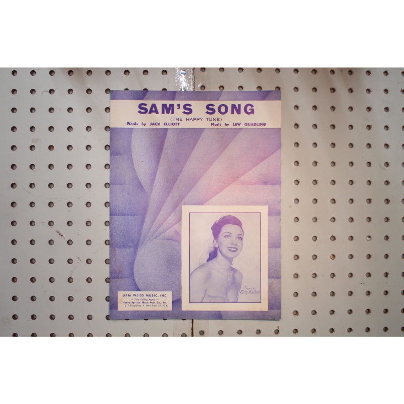 1950 - Sams song Kitty Kallan - Sheet Music