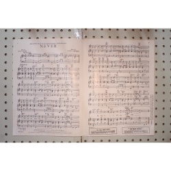 1951 - Never golden girl Mitzi Gaynor - Sheet Music
