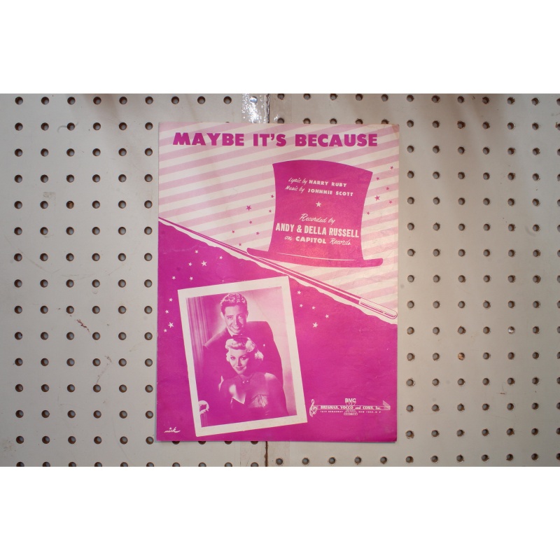 1949 - Maybe its because Andy Della Russell - Sheet Music