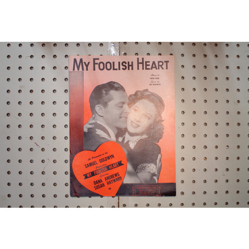 1949 - My foolish heart - Sheet Music