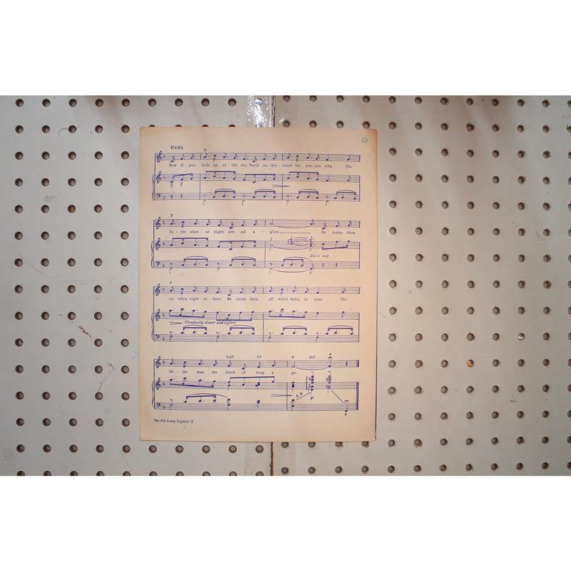 1946 - The old lamp lighter - Sheet Music