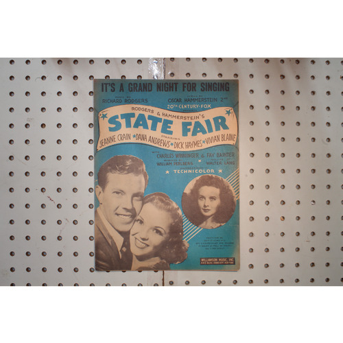 1945 - The grand night for singing state fair - Sheet Music
