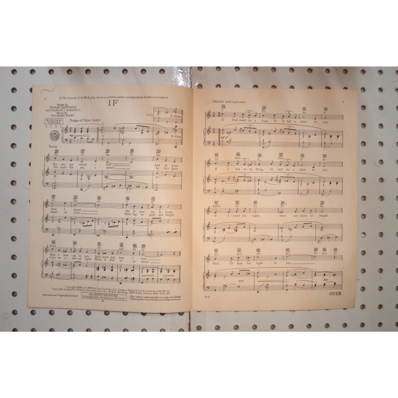1934 - If Jo Stafford - Sheet Music