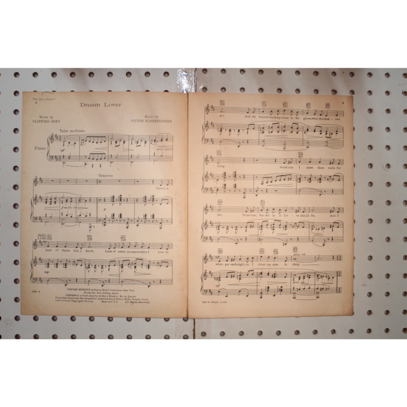 1929 - The love Parade musical romance - Sheet Music