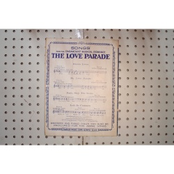 1929 - The love Parade musical romance - Sheet Music