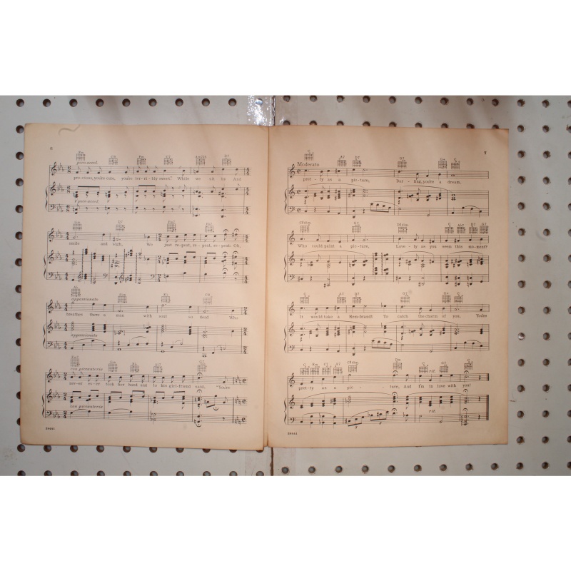 1913 - Pretty as a picture sweethearts - Sheet Music