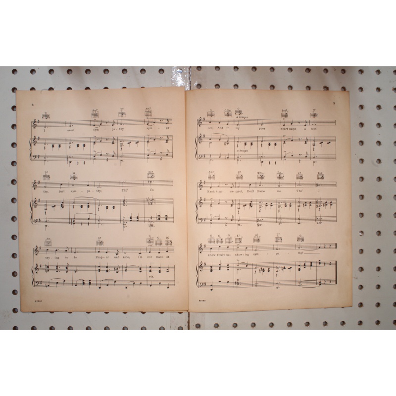 1912 - Sympathy the firefly - Sheet Music