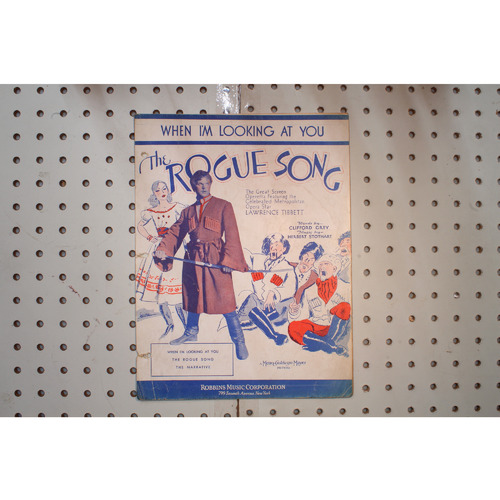 1929 - When Im looking at you the rogue song - Sheet Music