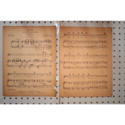1929 - Love your spell is everywhere the trespasser - Sheet Music