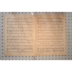 1928 - There is a rainbow Al Jolson the singing fool - Sheet Music