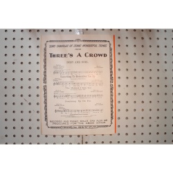 1930 - Something to remember you by threes a crowd - Sheet Music