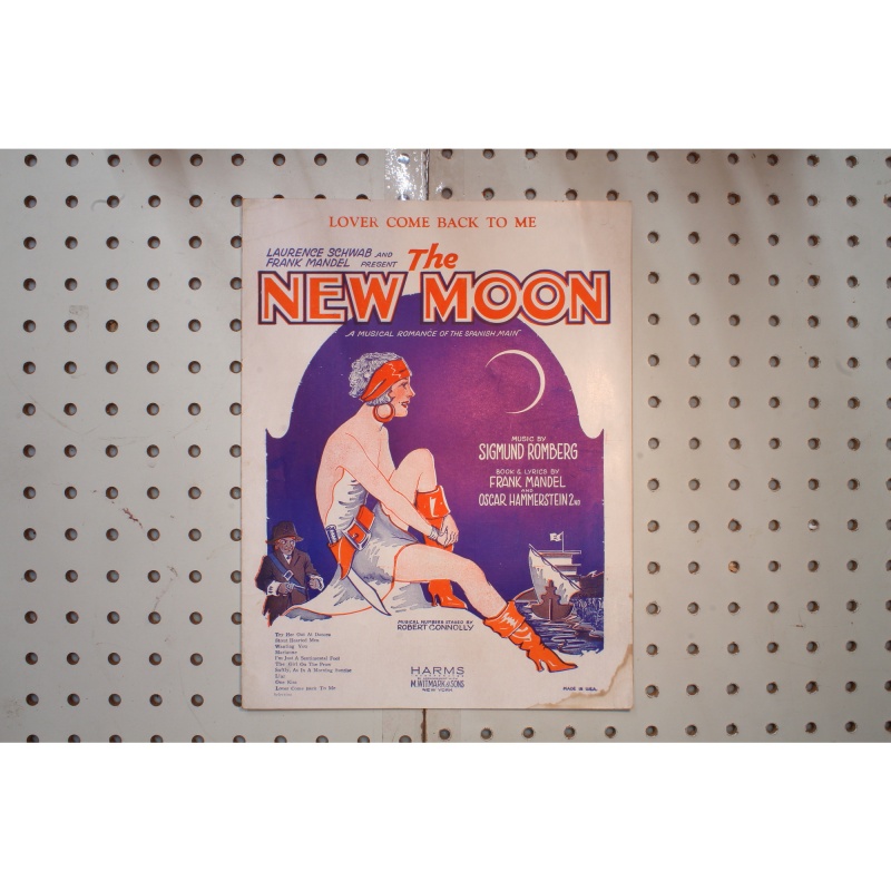 1928 - Lover come back to me the new moon - Sheet Music