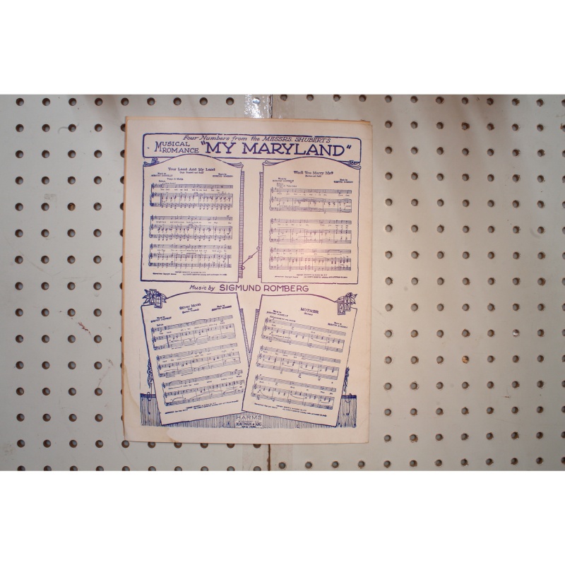 1928 - Lover come back to me the new moon - Sheet Music