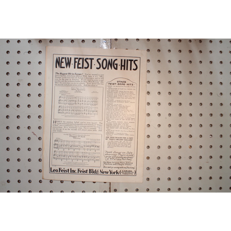 1921 - I never knew I could love anybody - Sheet Music