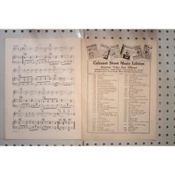 1935 - Aloha OE Hawaiian farewell song - Sheet Music