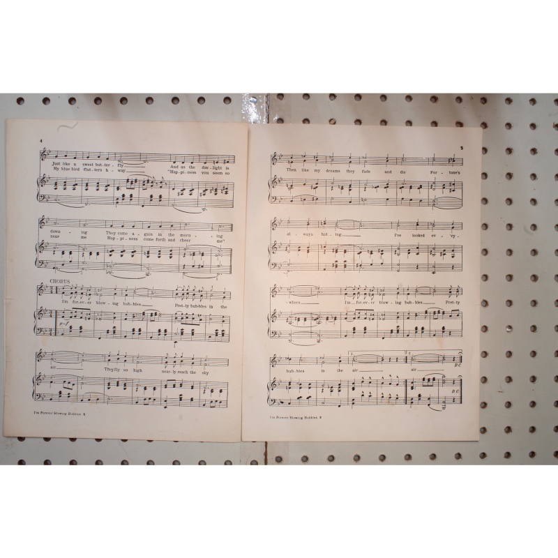 1919 - Im forever blowing bubbles - Sheet Music