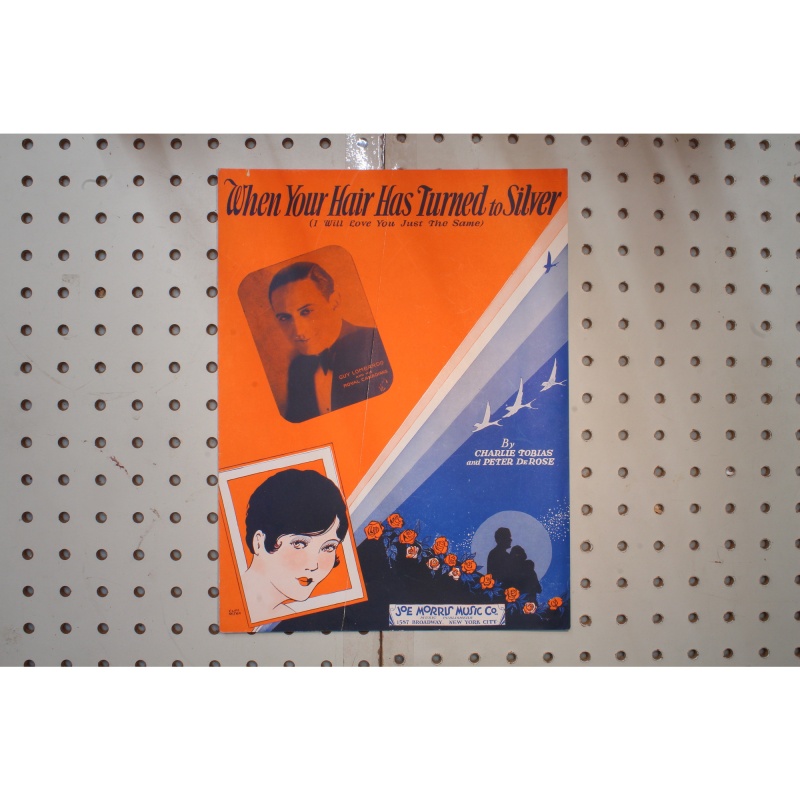 1930 - When your hair has turned to silver - Sheet Music