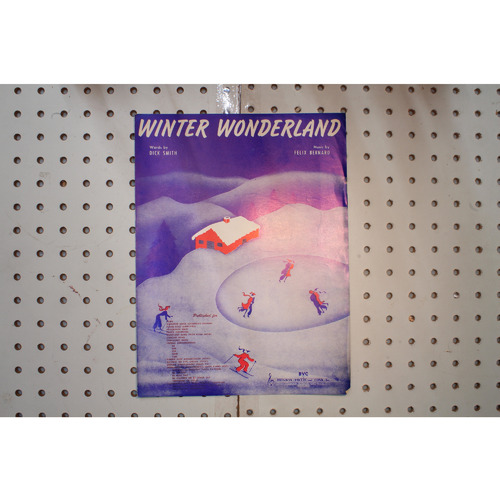 1934 - Winter wonderland - Sheet Music