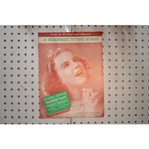 1938 - A serenade to the stars Deanna Durbin mad about music - Sheet Music