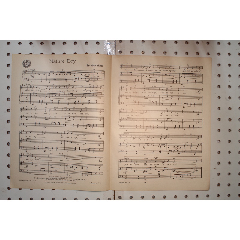 1948 - Nature boy - Sheet Music