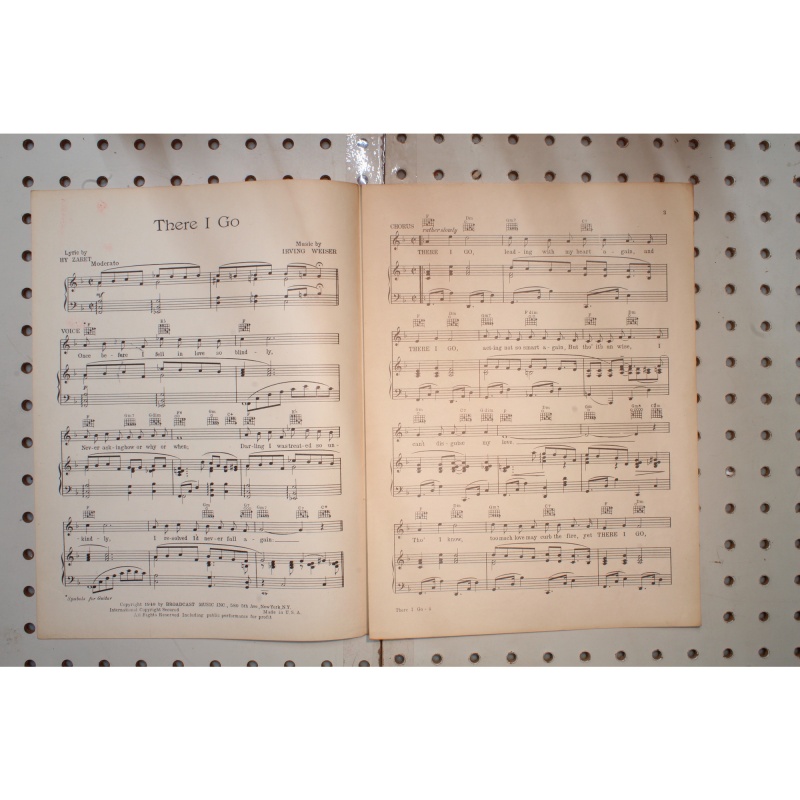 1940 - There I go - Sheet Music