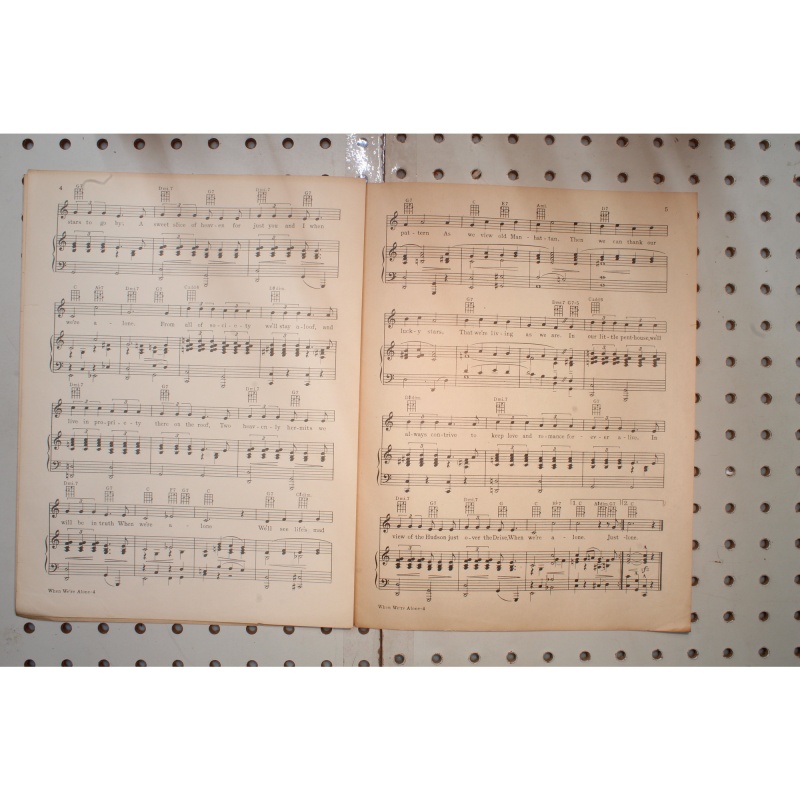 1931 - Penthouse serenade when were alone - Sheet Music